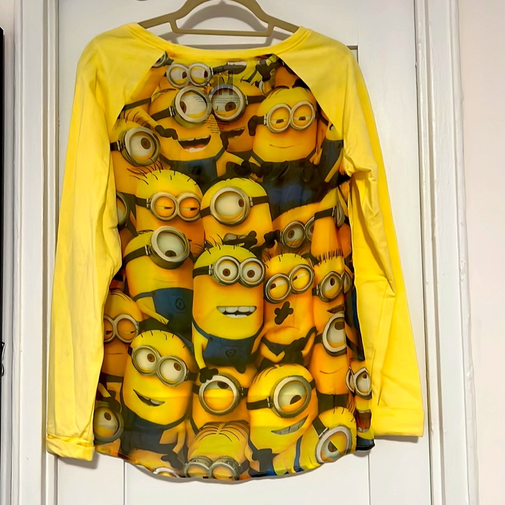 Despicable Me high low top. Cool front and back print